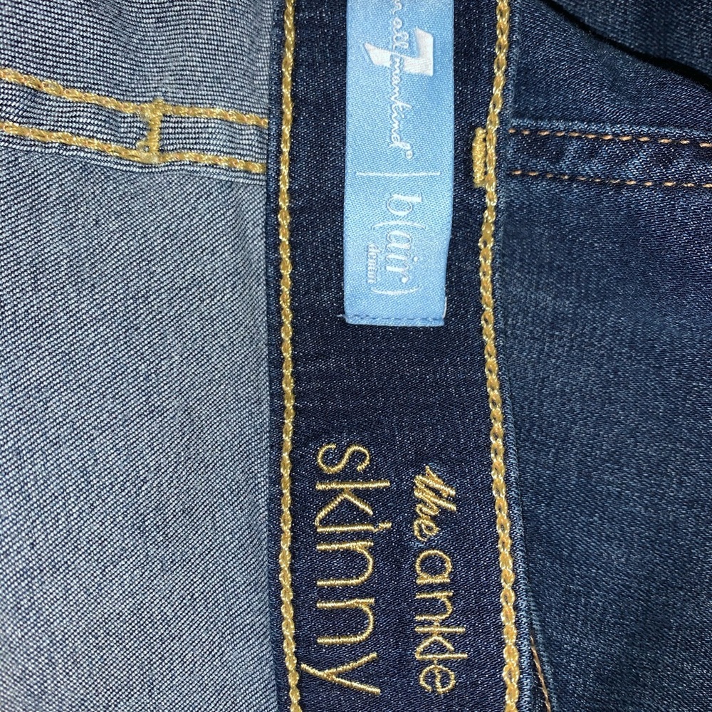 7 for All Mankind Maternity Jeans: Skinny Ankle - Picture 4 of 7